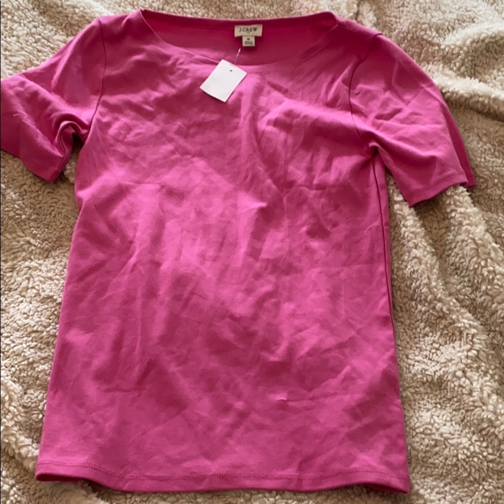 NWT pink J.Crew t shirt